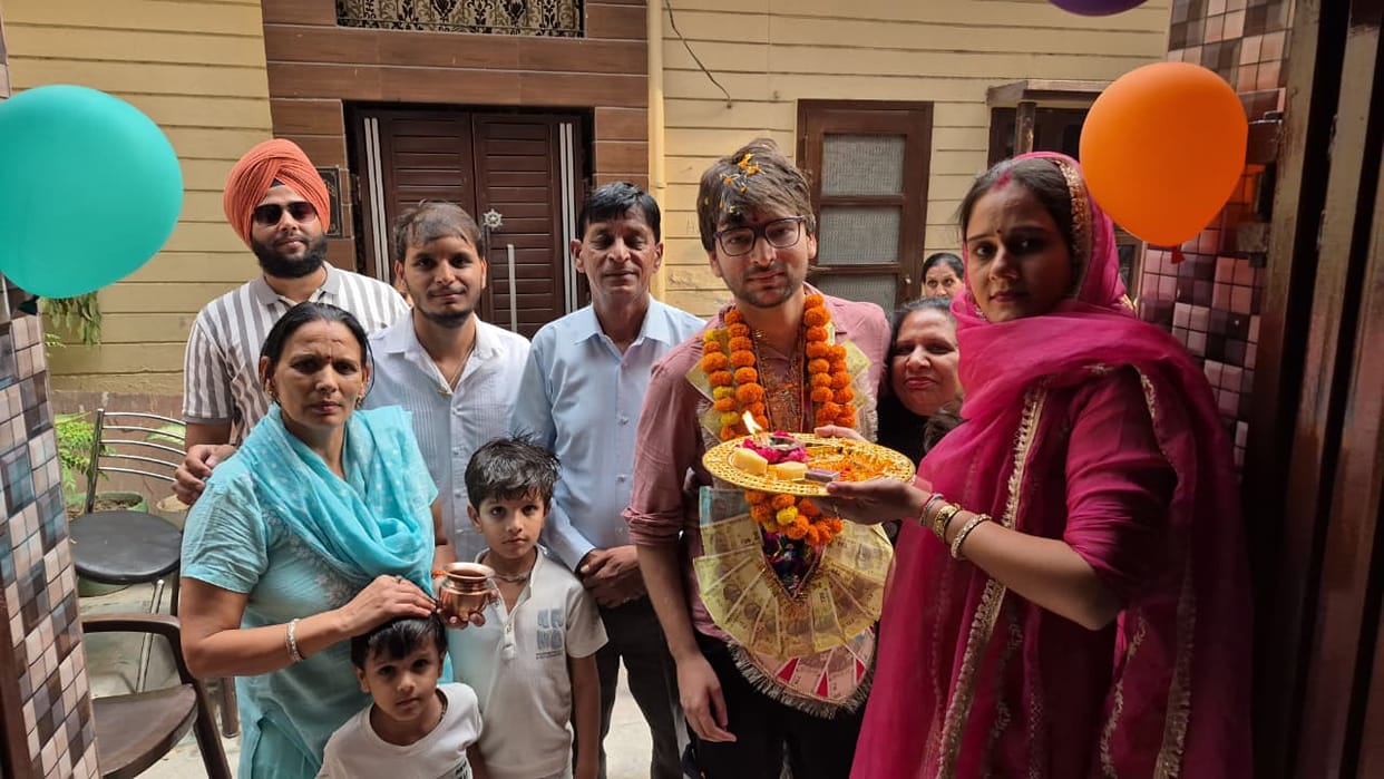 Amit Tourn secured 272nd rank in UPSC CAPF exam in his first attempt