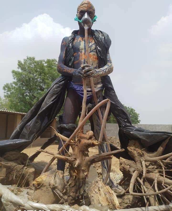 The call of environmental conservation, awakened by the voice of trees losing the battle of life, was depicted through live art showing the pain of nature by international artist Hariom Bawa.
