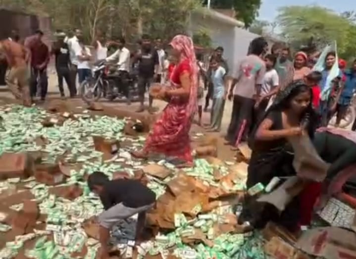 Anger erupted against liquor sales, with shops vandalized and set on fire. An hour-long uproar erupted in Chandan Nagar, Trans-Yamuna. Police and excise department were accused of negligence. 12 people, including 9 women, were arrested.