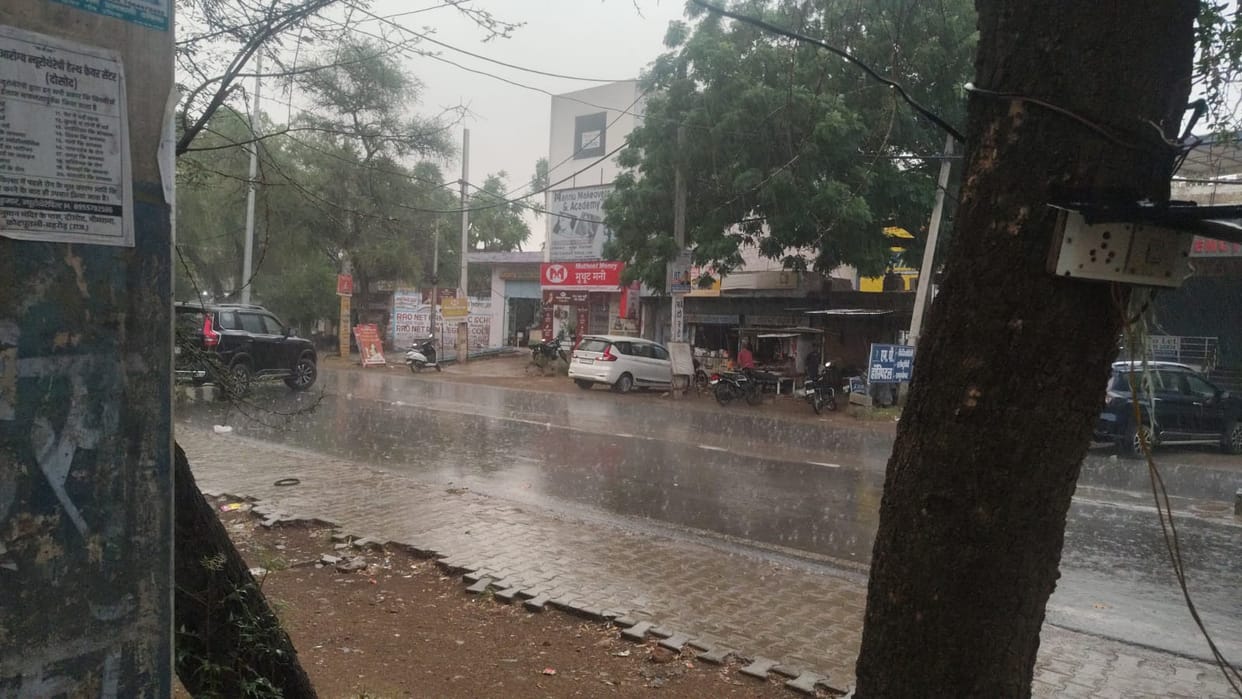 The weather has taken a turn, bringing relief from the heat.