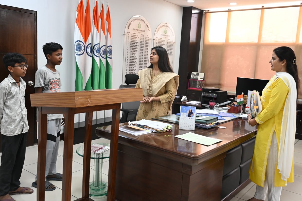 DC interacted with the children and learned about their future plans.