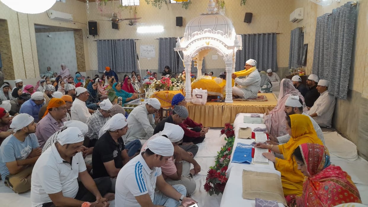 The recitation of Sri Guru Granth Sahib continued for 48 hours in the gurdwara.