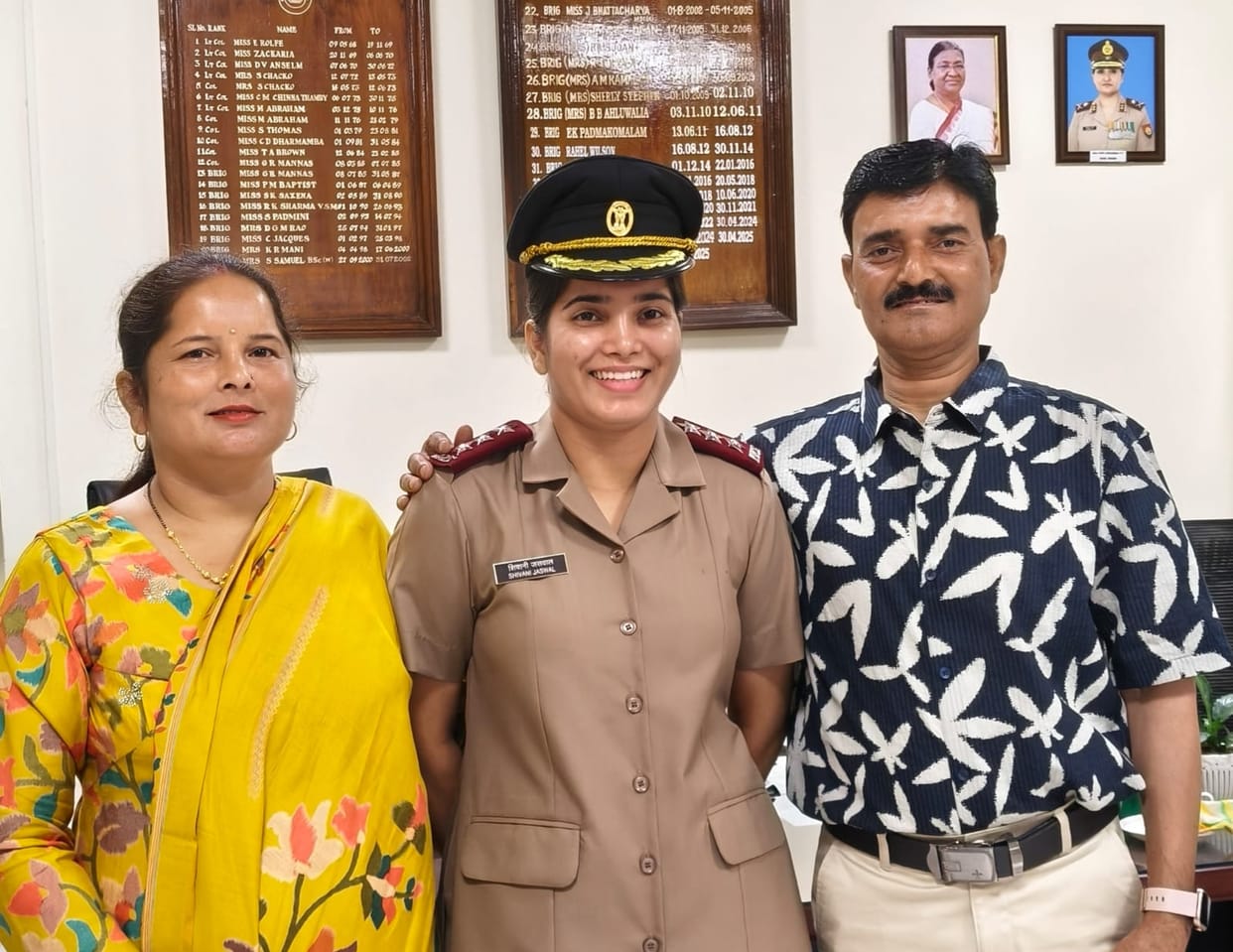 Shivani Jaswal promoted to the rank of Captain