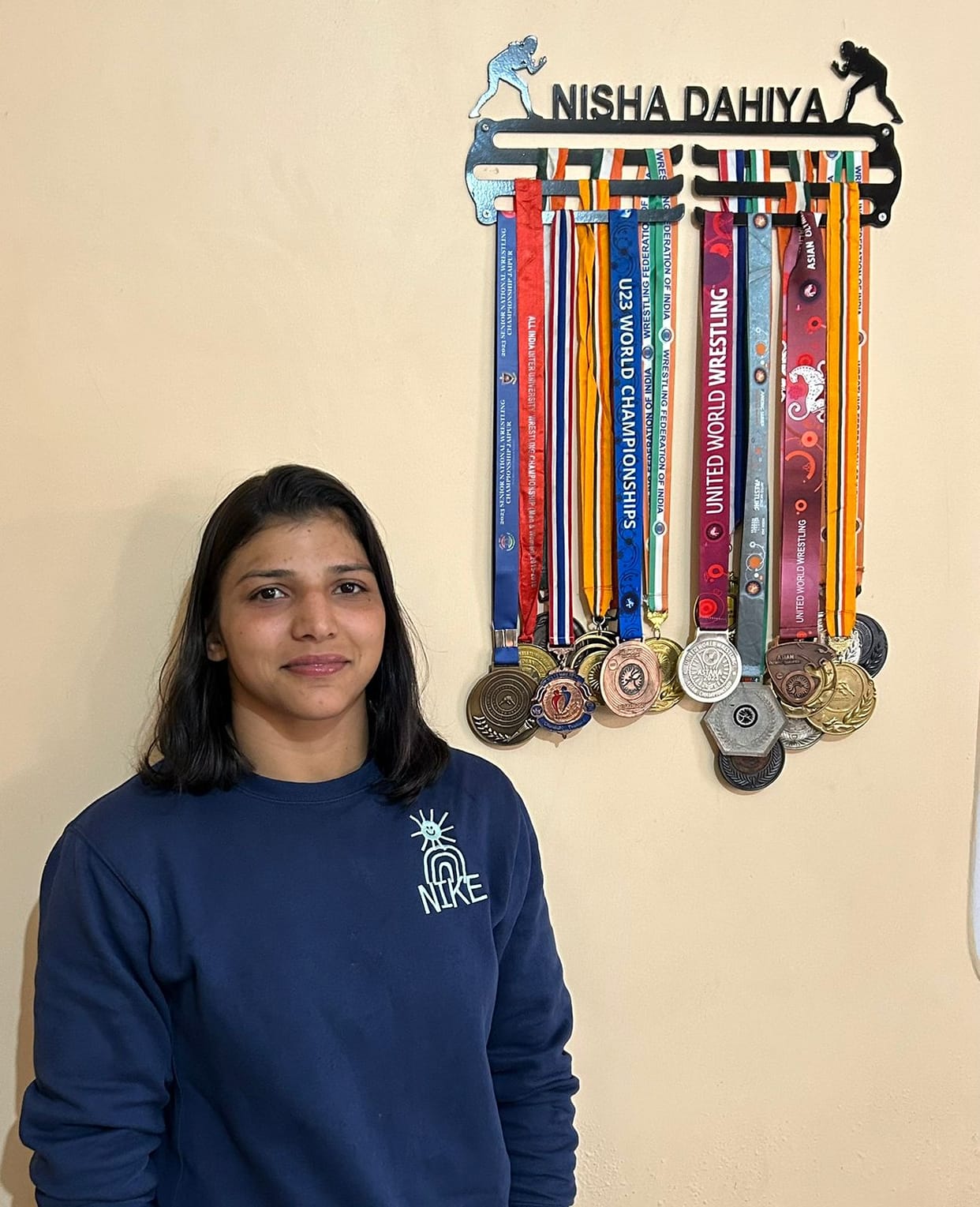 Nisha Dahiya, daughter of Adiyana village, will showcase her wrestling prowess in the Asian Games.