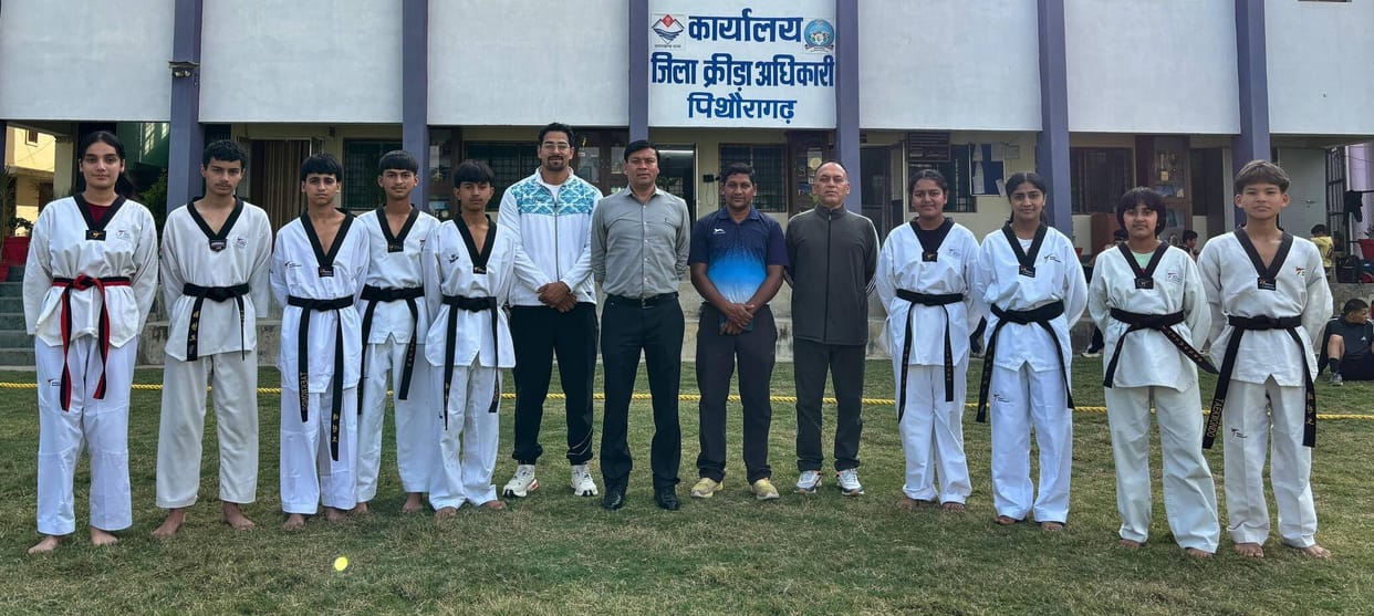 14 players from Pithoragarh got black belt