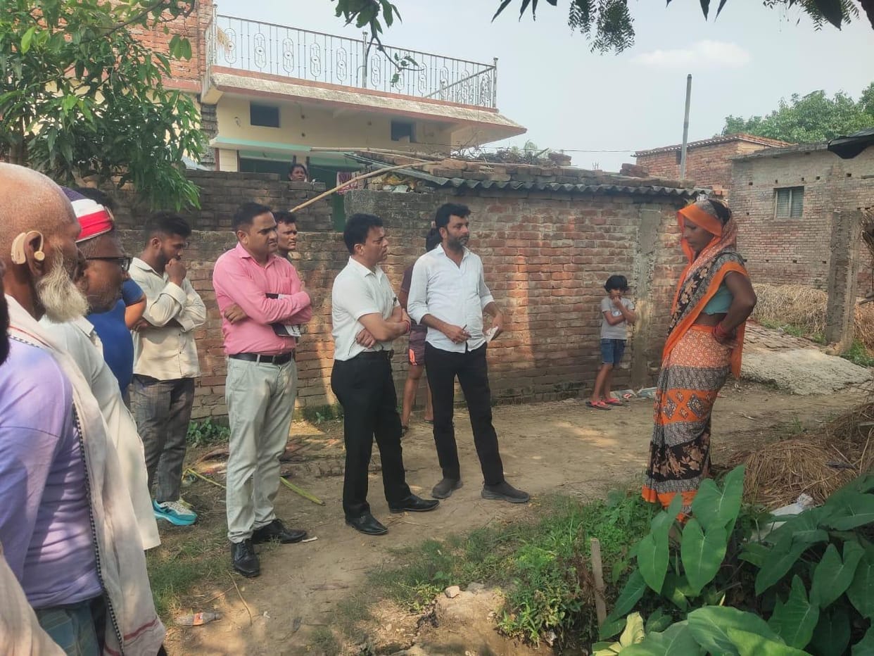 Naib Tehsildar Removes Encroachment from Road