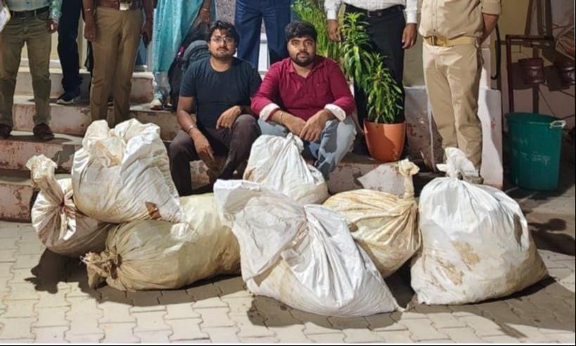 Two brothers arrested for storing 'double' under the guise of a utensils shop