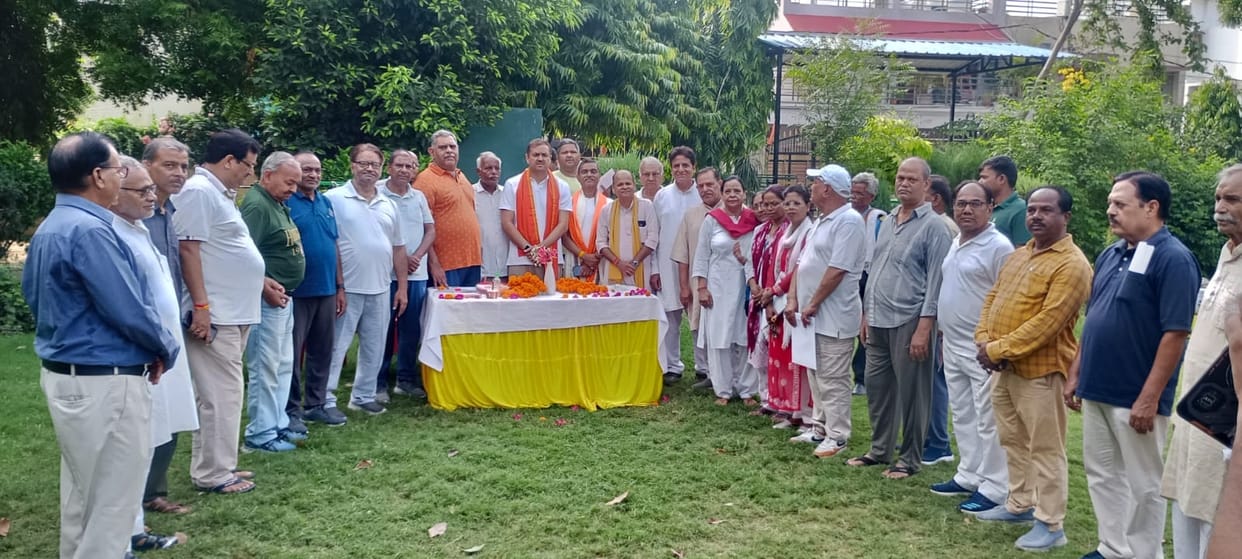 Yoga practice will continue till Yoga Day in Indira Nagar Park.
