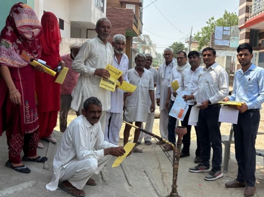 Going door-to-door to check on people's health