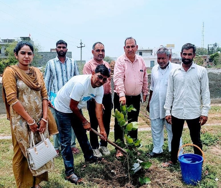 World Environment Day... Message of water conservation and cleanliness conveyed.