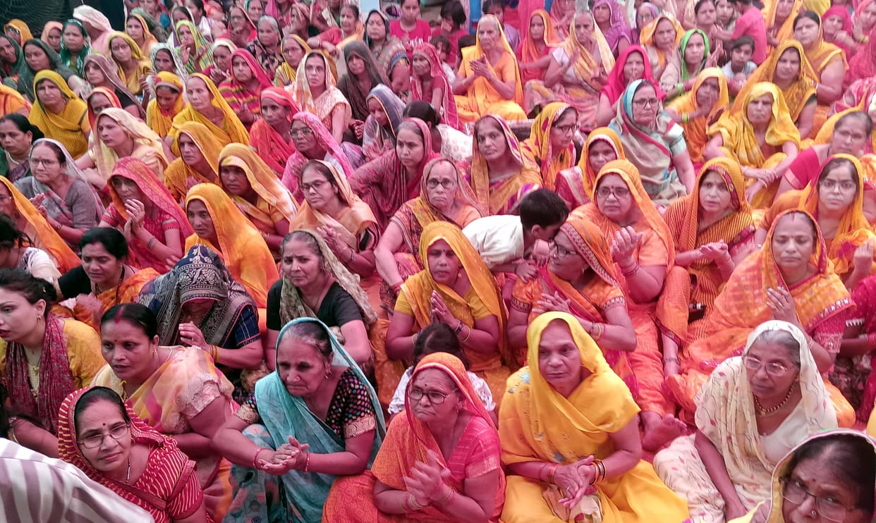 A confluence of faith, devotion and enthusiasm in the Bhagwat Katha