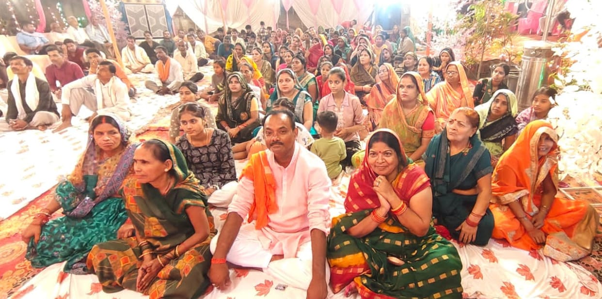 The Bhagwat Katha removes sorrows.