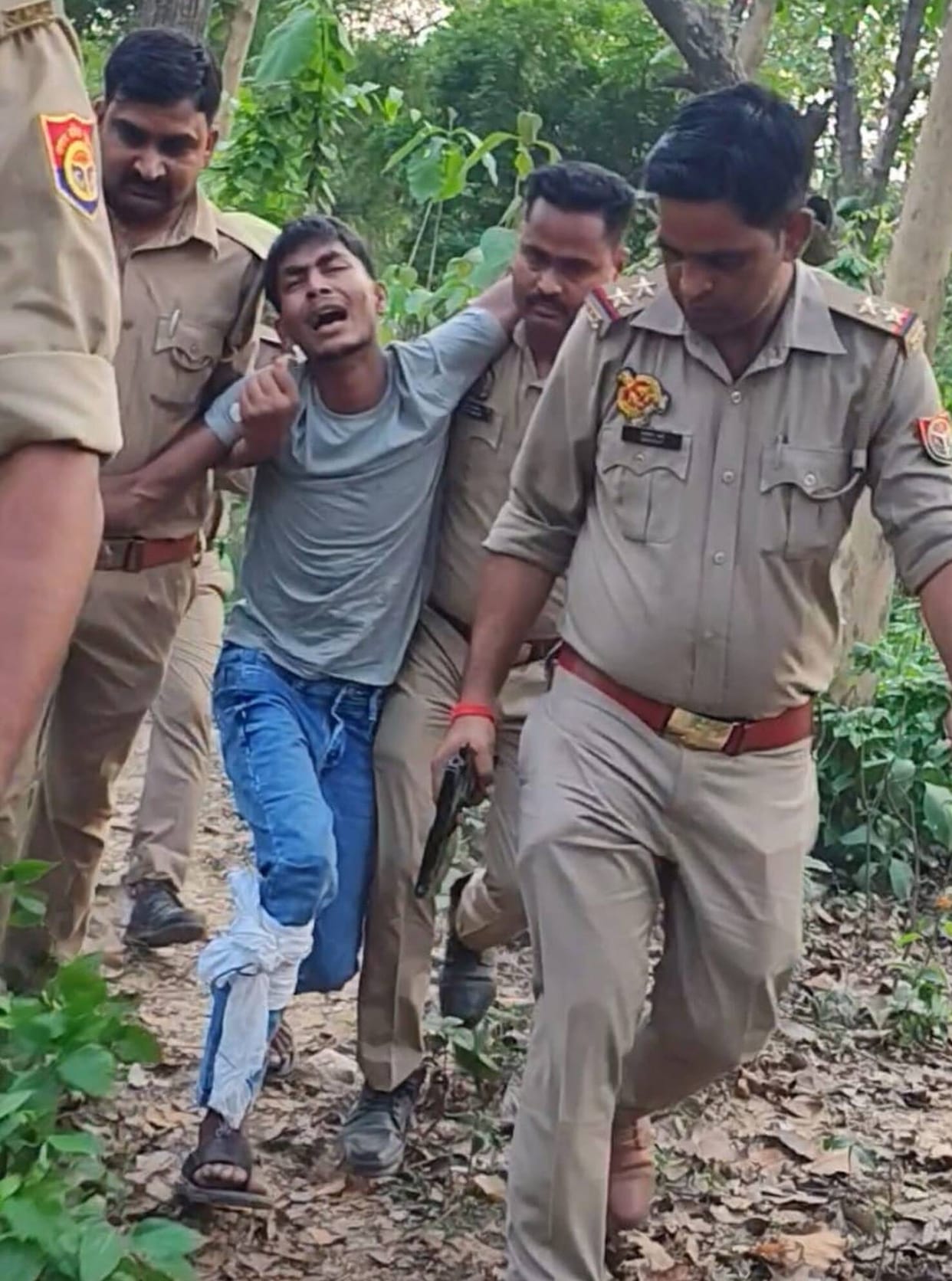 Accused of raping a minor arrested in police encounter
