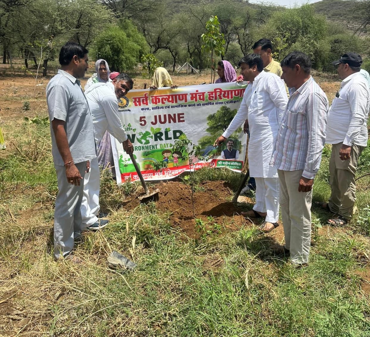 Message of environmental protection amid increasing pollution