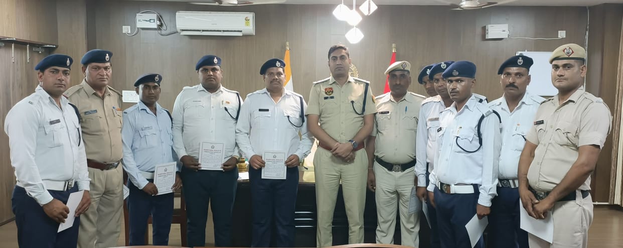 Home Guard honored for outstanding work in traffic management.