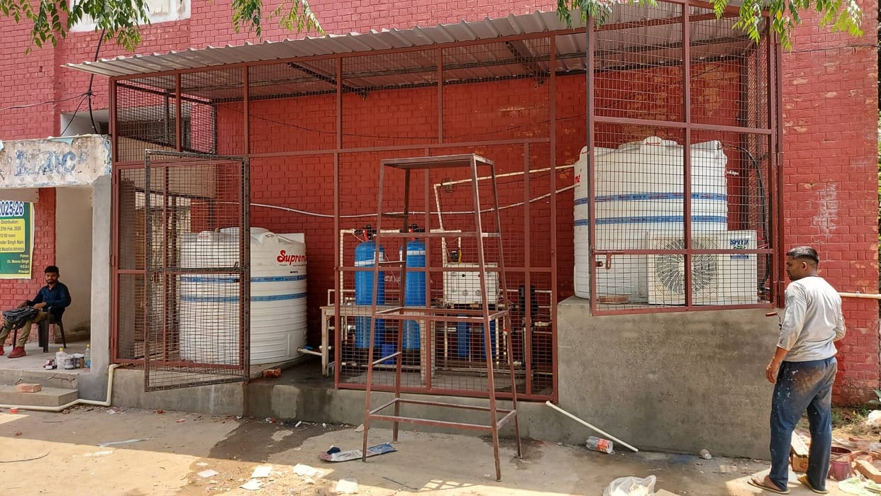 Students at KM College, Narwana, will no longer have to struggle with the problem of drinking water.