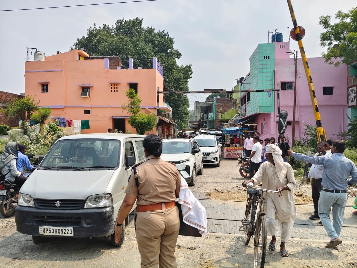 Several trains, including the 02564 Clone Express, were affected after a truck broke down on the railway track in Chauri Chaura.