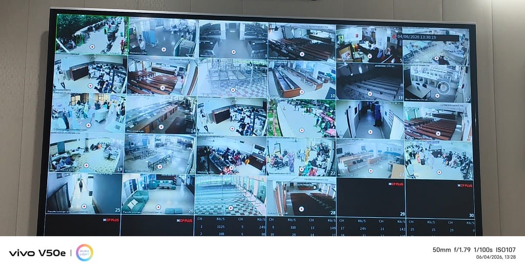 New security cover in JN Medical College, monitoring will be done from the Principal's room