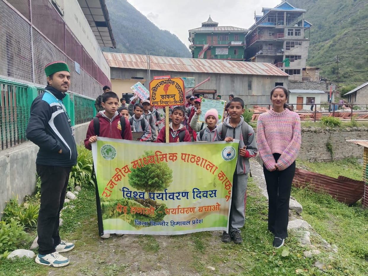 Planting trees in Kafnu gave the message of environmental protection
