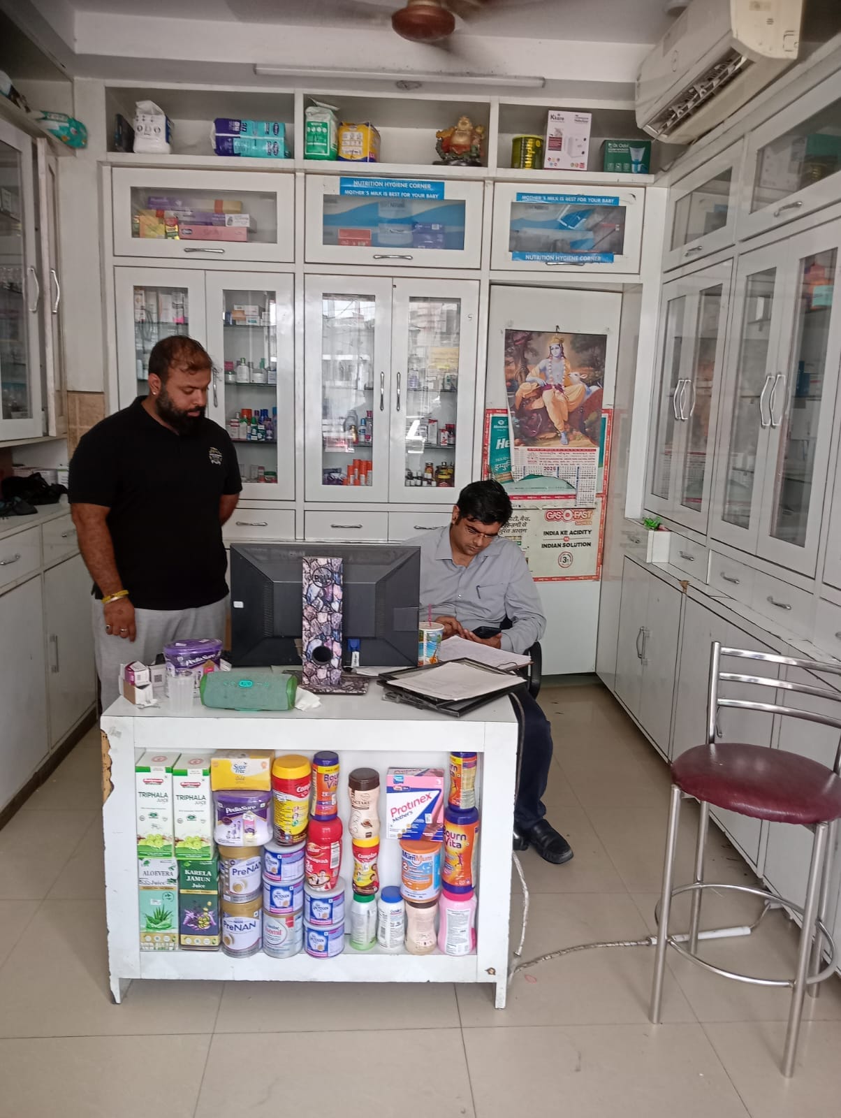 Teams from three districts inspected the stock of 11 medical stores and collected samples of five cough syrups.