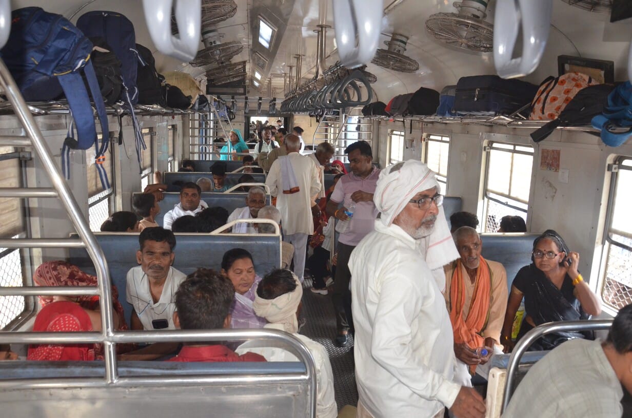 Men occupy women's coach, making travel difficult