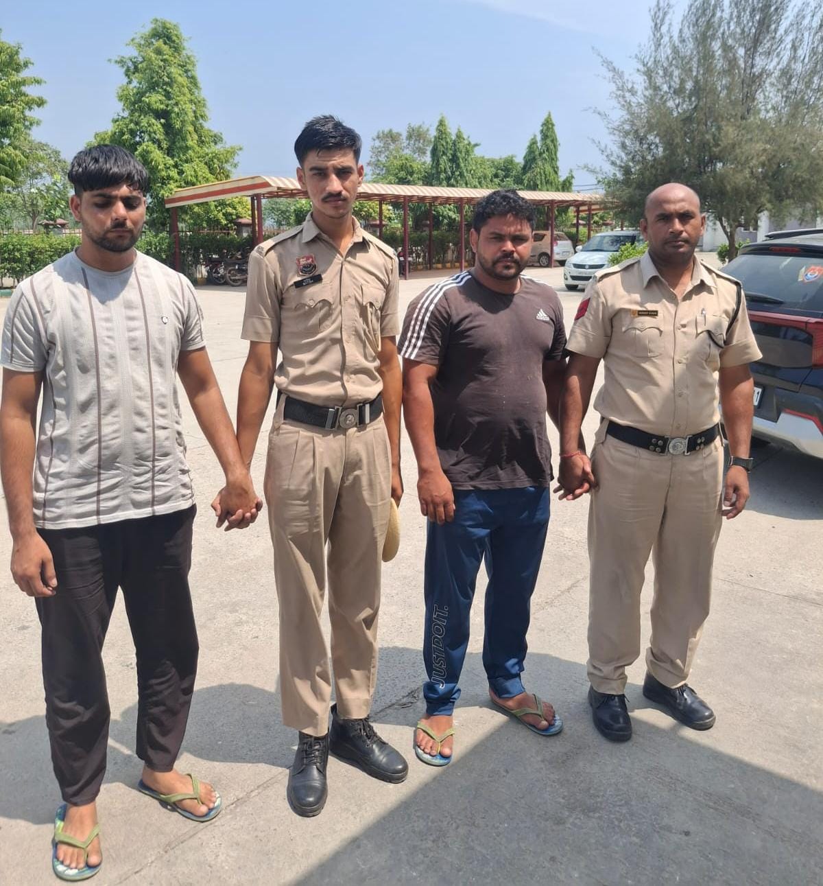 Two accused arrested for kidnapping a youth and snatching a cheque of Rs 50,000