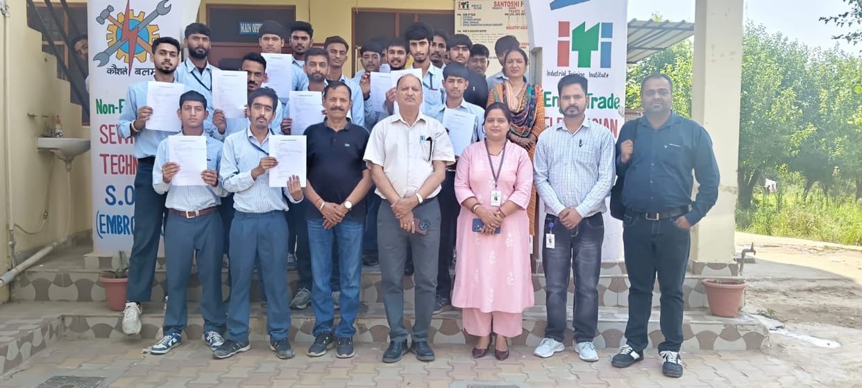 90 youth participated in the campus placement drive, 65 got jobs.
