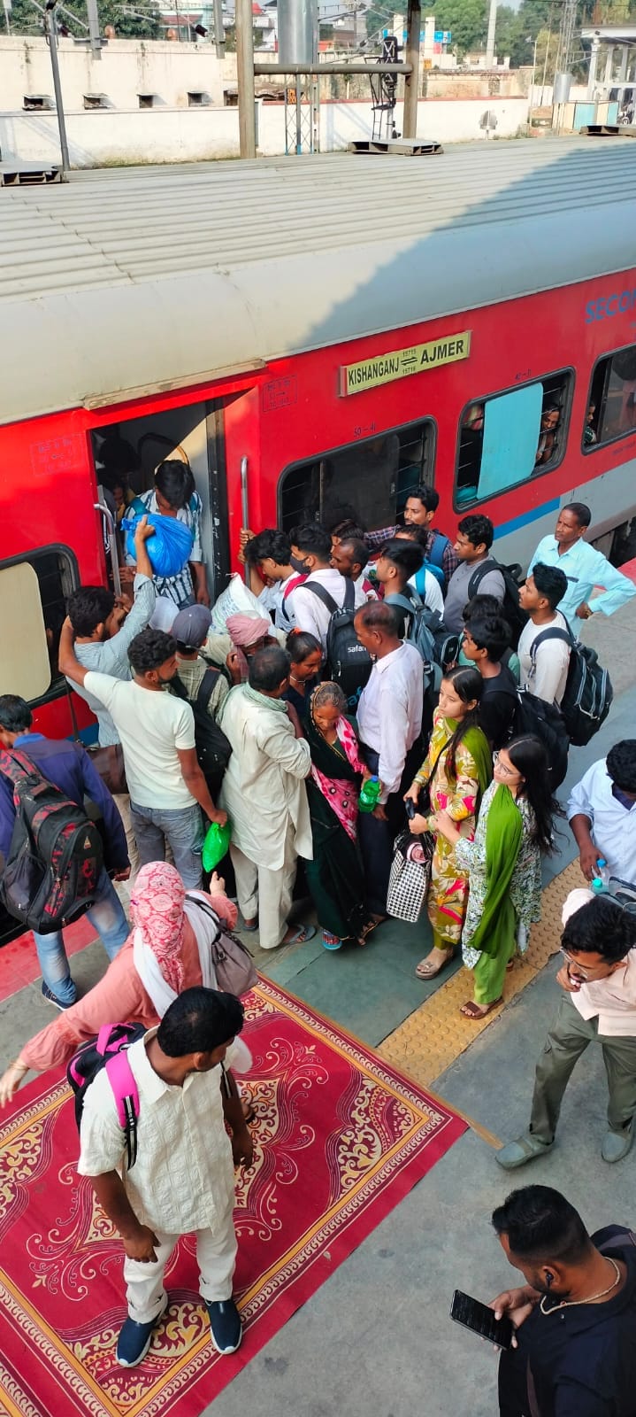 Passenger numbers rise; additional sleeper coaches to be attached to trains.