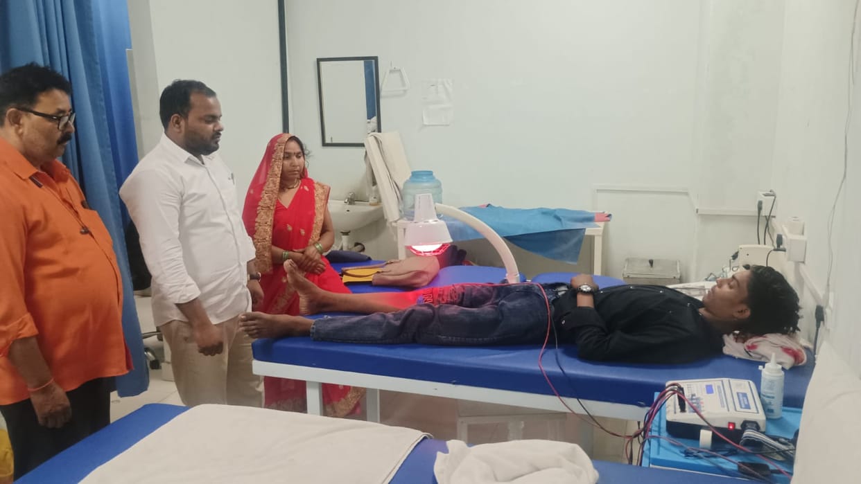 50 patients are visiting daily for physiotherapy.