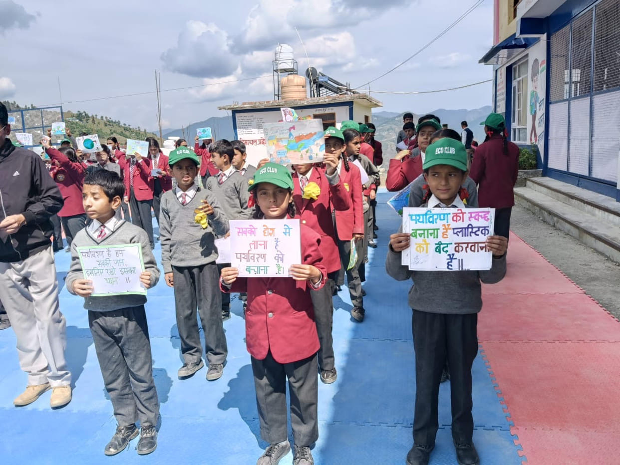 In Jais School, students raised awareness about environmental protection