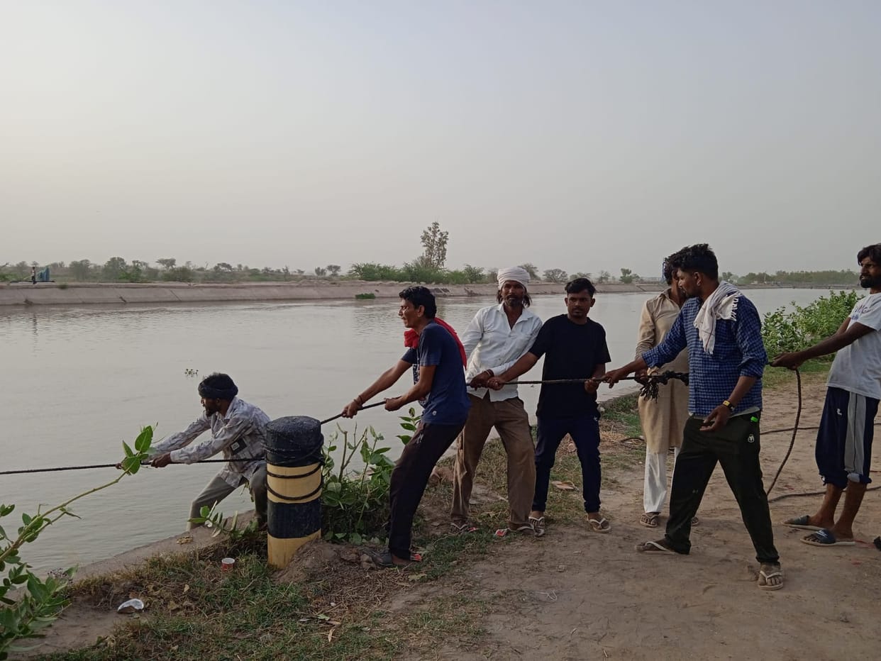 search operation continued in raj canal