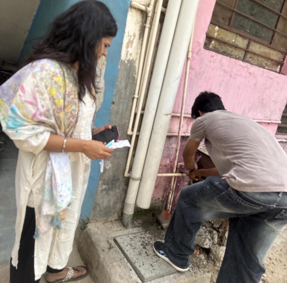 12 illegal water connections disconnected in Rajiv Gandhi Enclave