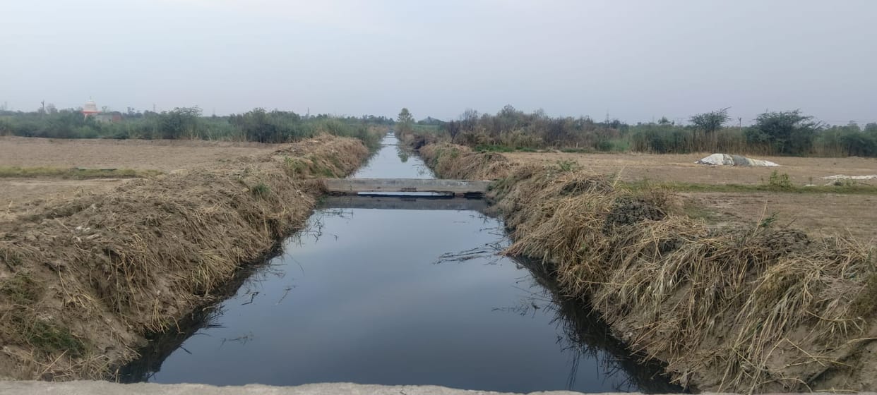 26 years after construction, the Bhiwani-Ghaggar drain will be strengthened and its weak banks will be cemented.