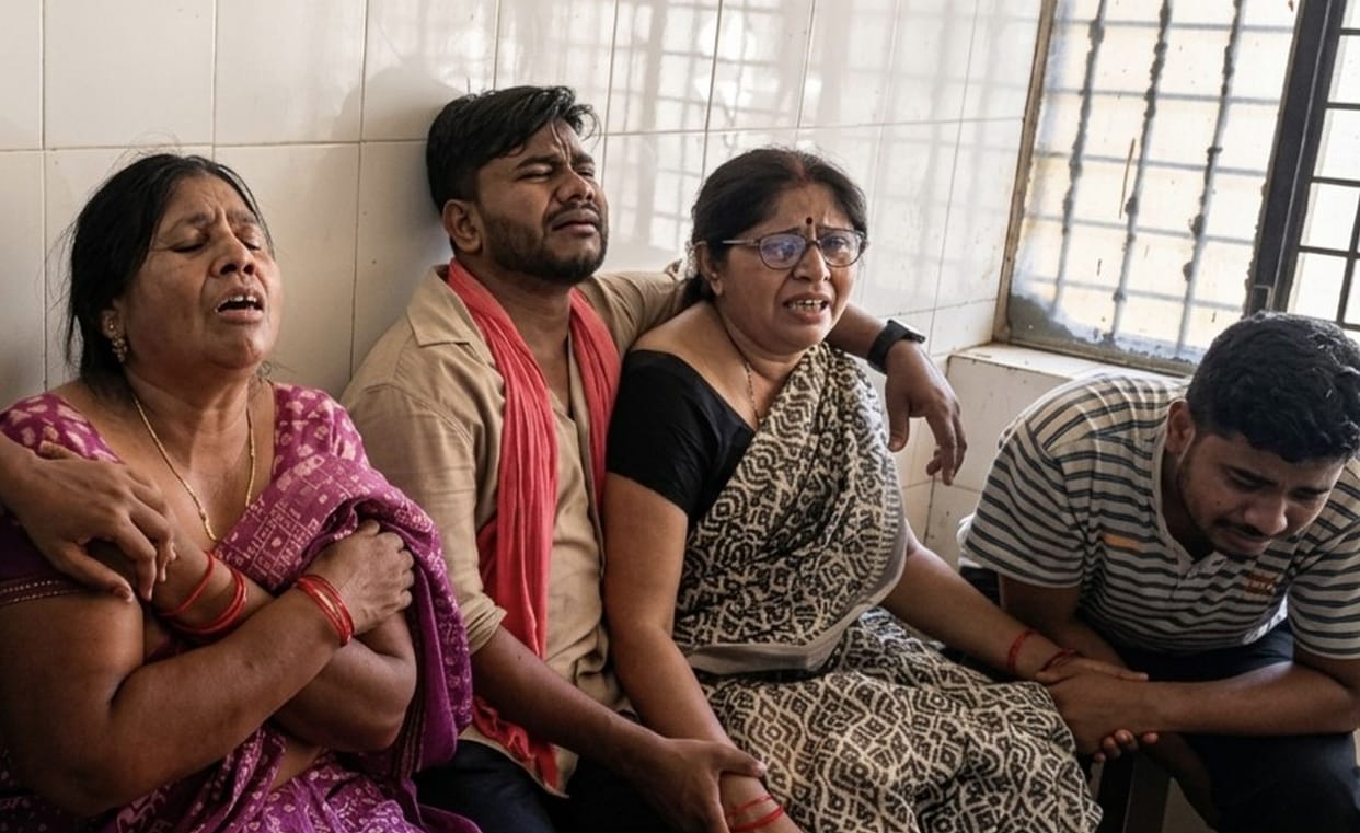 The body of a soldier's wife was found hanging in her room.