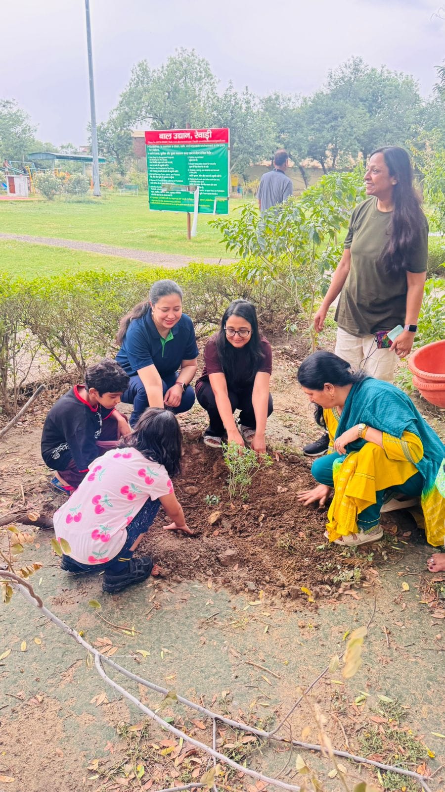 Doctors gave the message of green Rewari