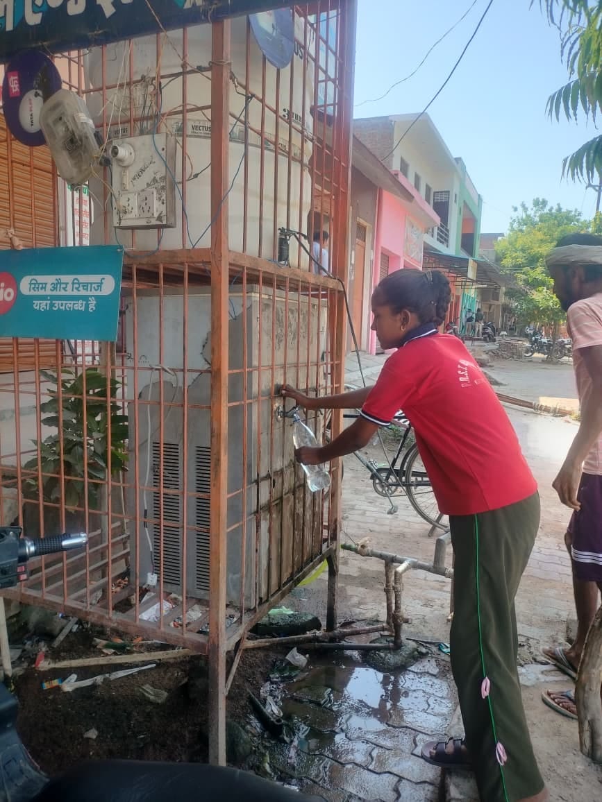 Repaired water coolers are giving hot water