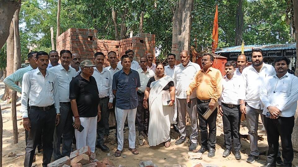 Controversy erupts over the renovation of Hanuman temple