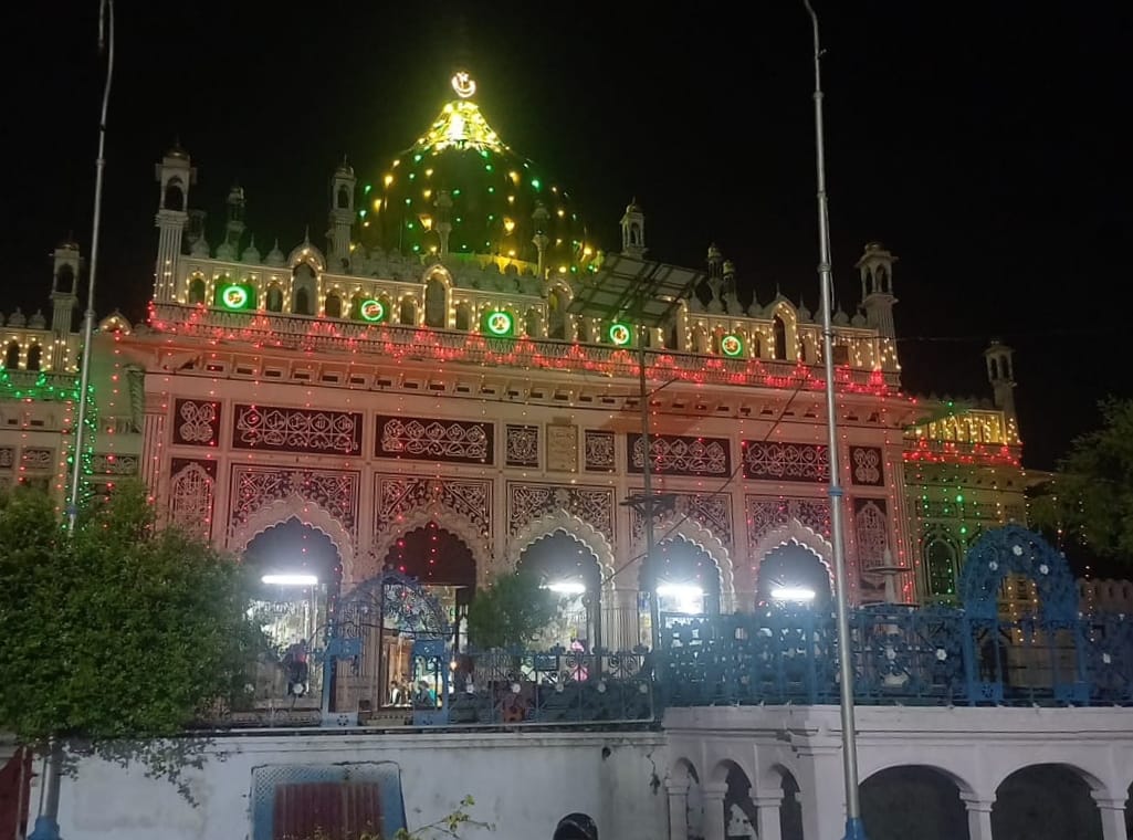 Imambara illuminated on the occasion of Eid-e-Ghadir