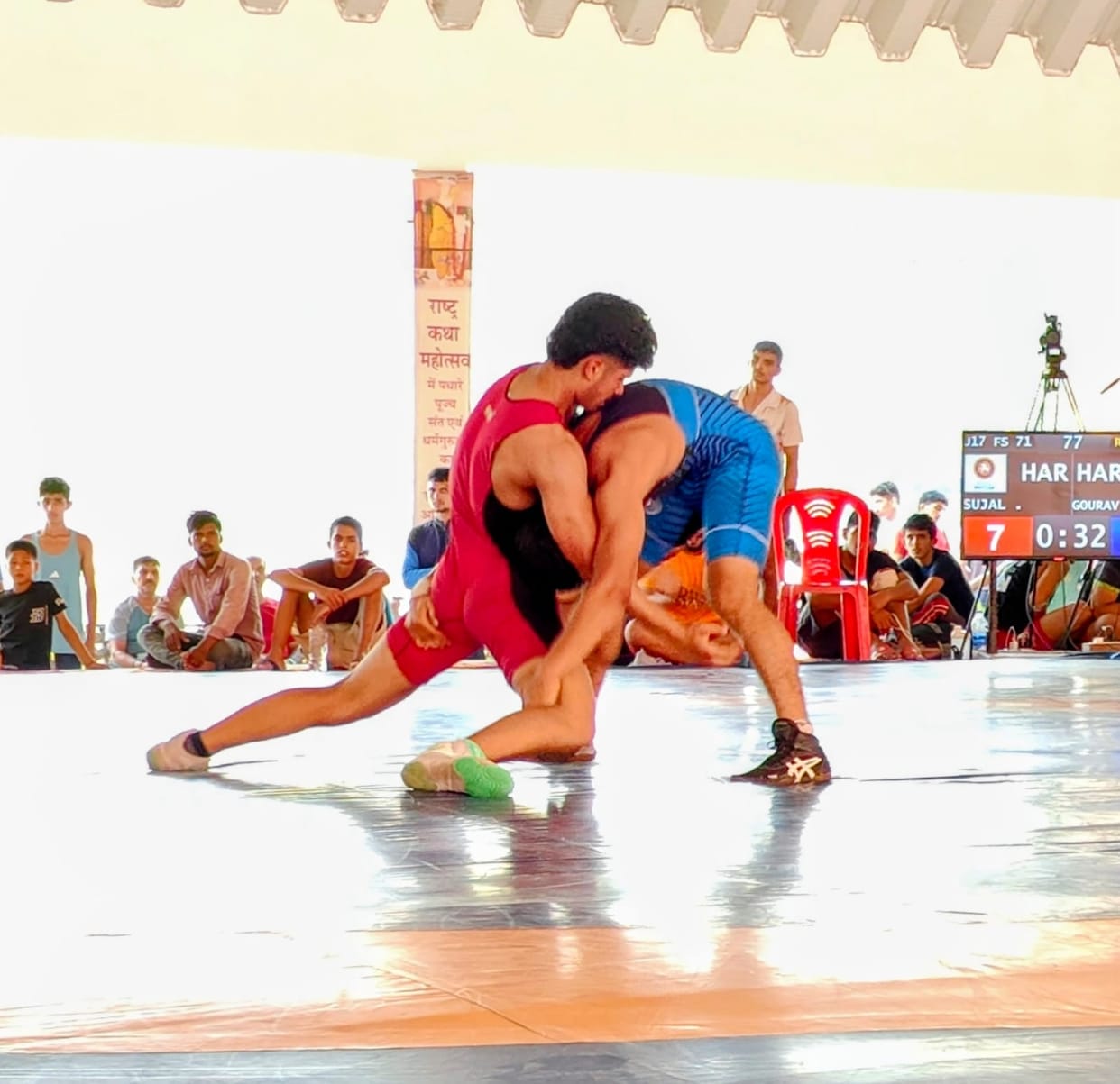 Wrestlers showed their strength in Under-17 National Wrestling Ranking Competition