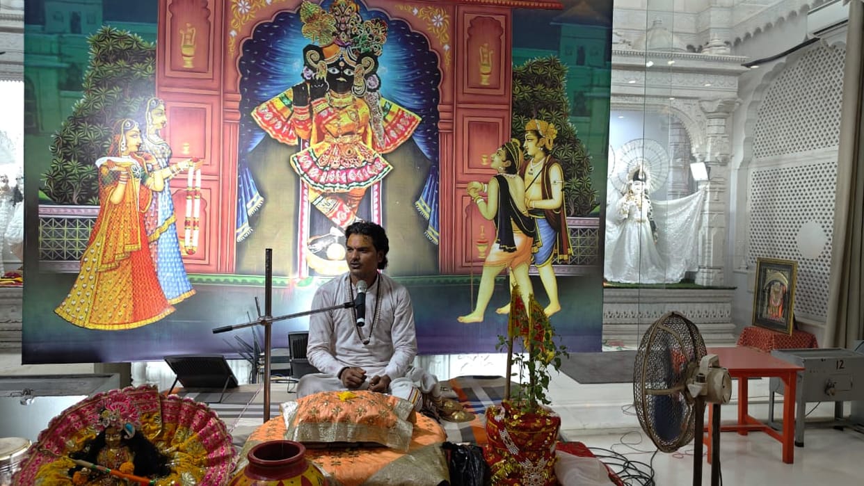 Connection with God is the true joy of life: Pandit Brijkishore Shastri