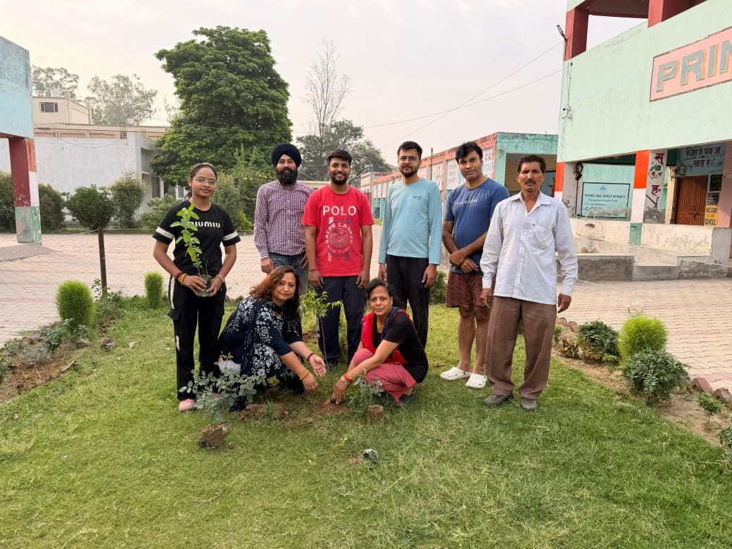 Pledged to conserve by planting trees