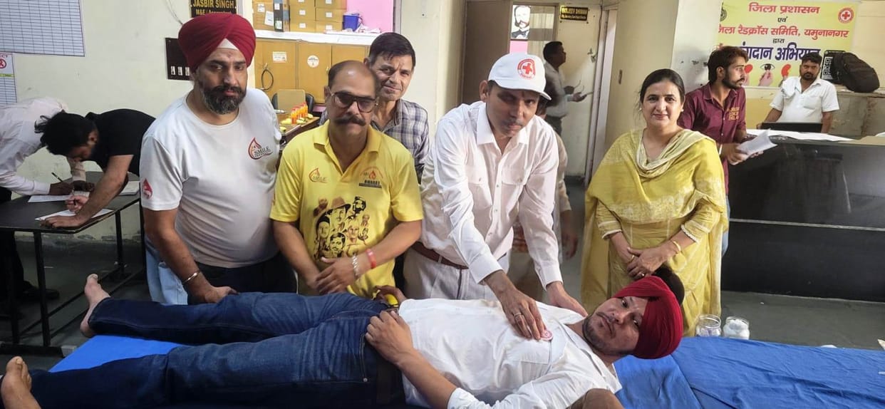 50 units of blood collected at the camp