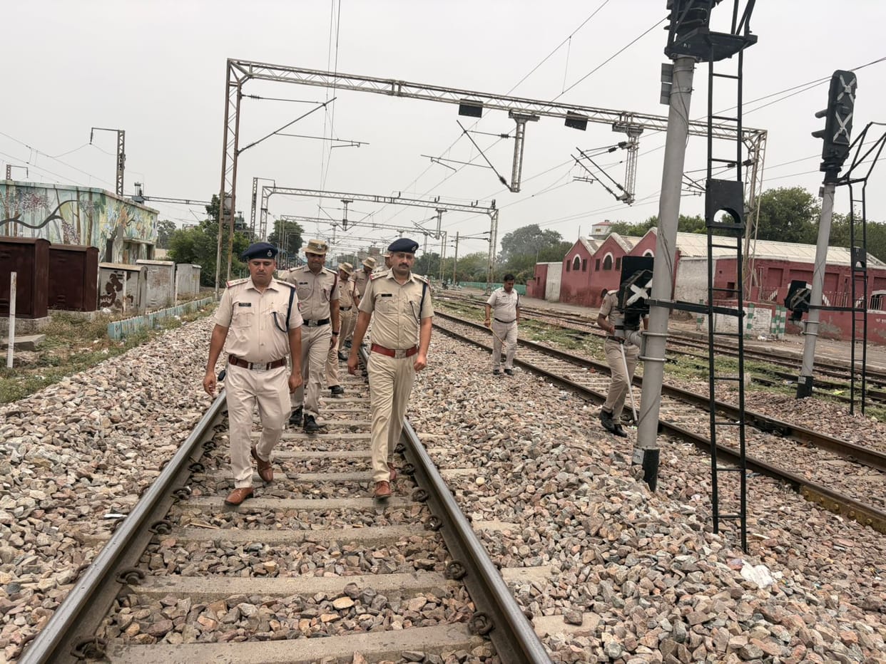 Bomb threat on Delhi-Ambala railway line; security beefed up at station
