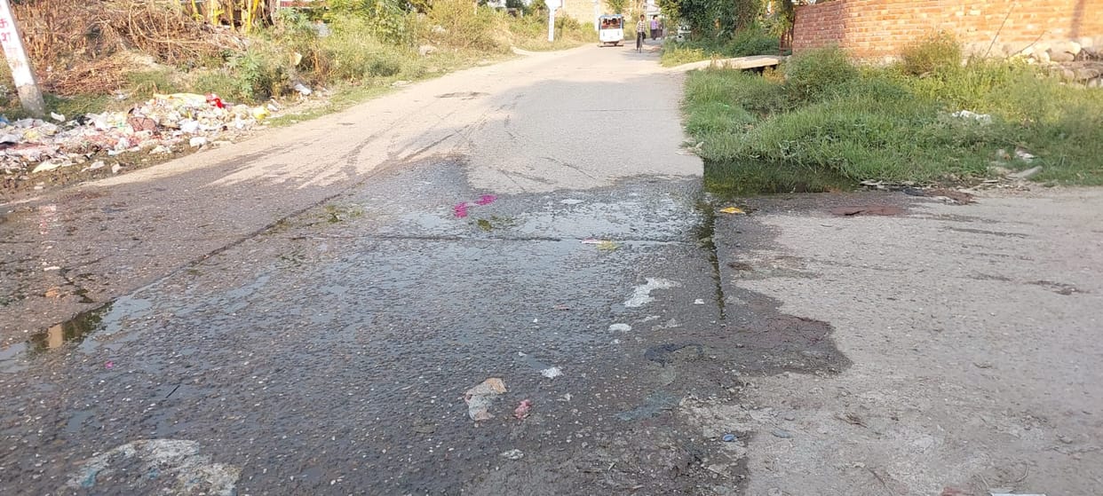 Problem: Drinking water line leaks, forcing villagers to drink contaminated water