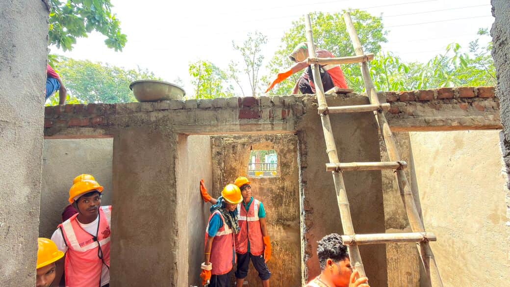 Hands that once held guns will now build homes for others in  Jagdalpur