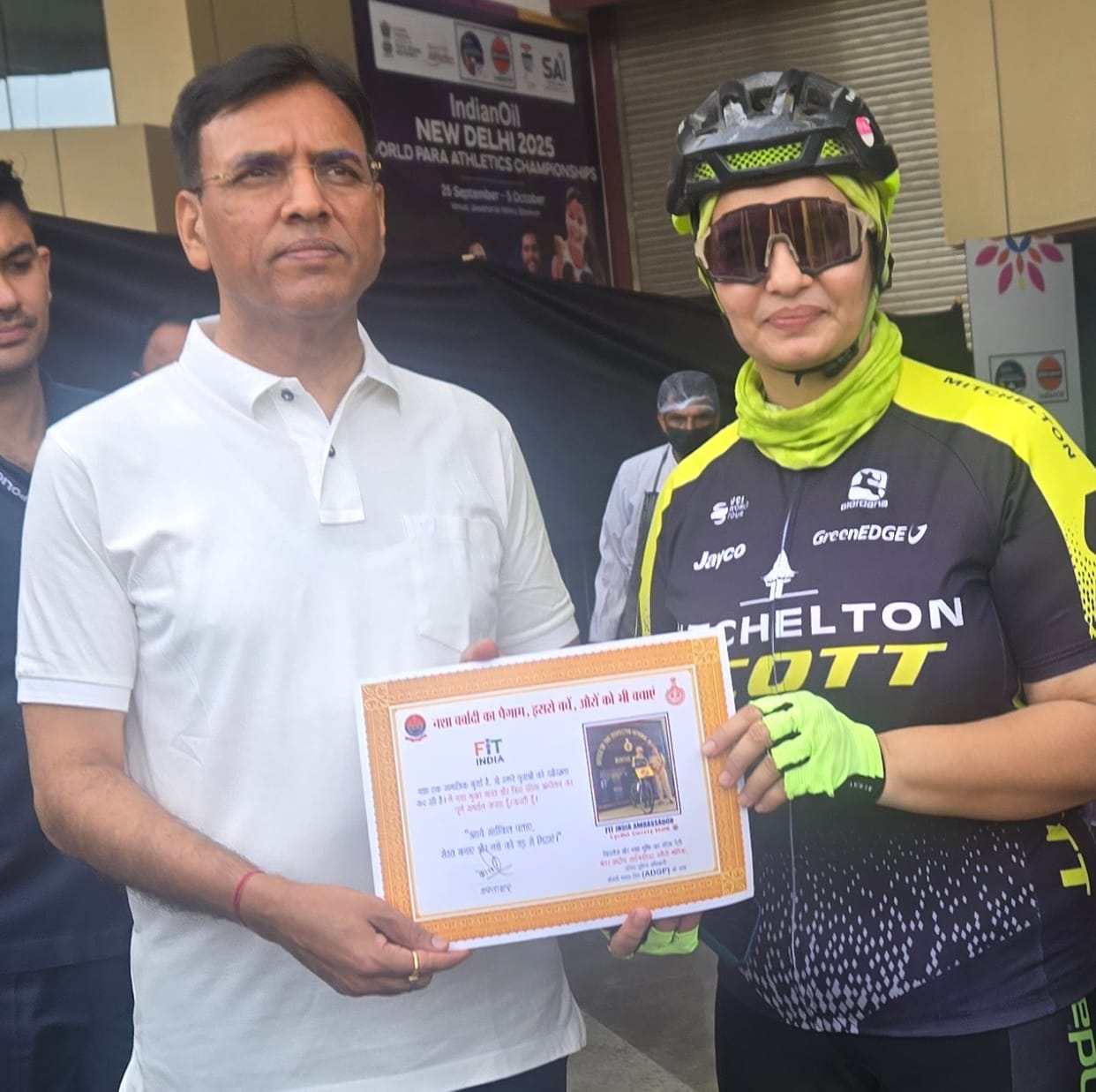 Gave support to Drug Free India signature campaign
