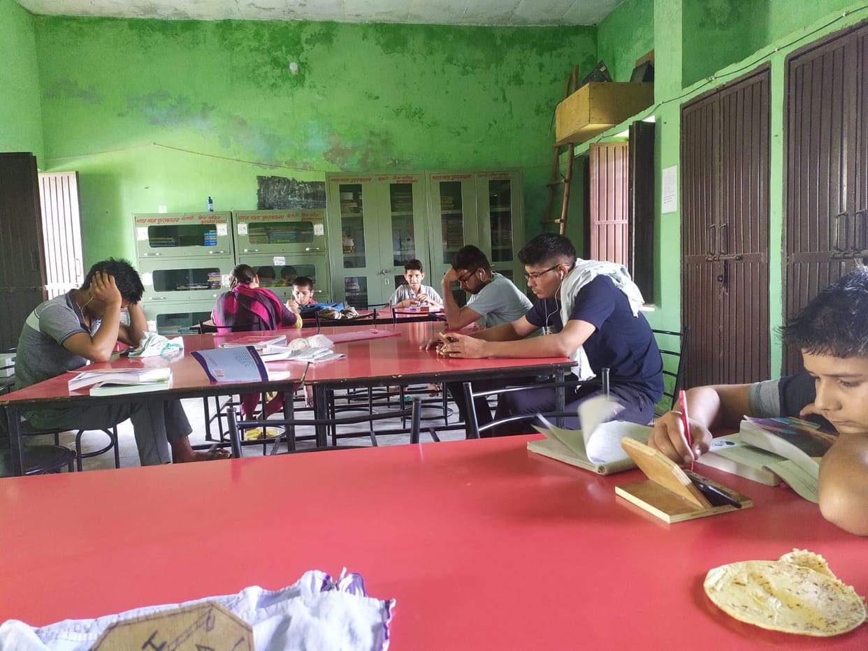 The future of the youth of Karsola village is being shaped by the village library.