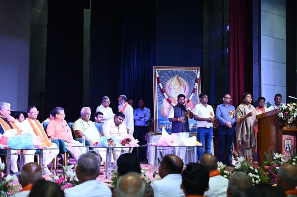 The Agrawal community was united at the civic reception of the BJP state president, prominent people expressed their gratitude to everyone.