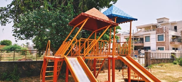 Swings and open gyms in parks were damaged