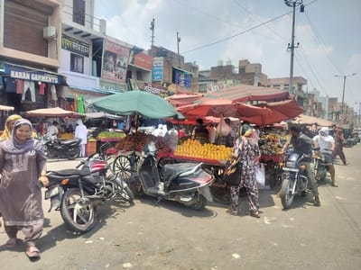 Roads become narrow due to encroachment, difficulty in commuting